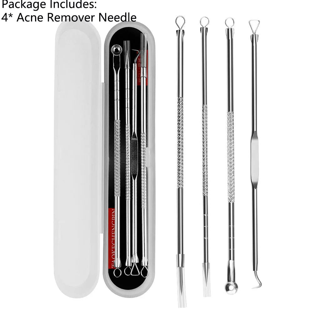 4pcs Acne Needle Set for Blackhead, Blemish, and Pimple Removal by Paradise Divas
