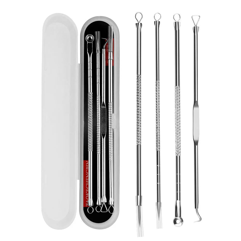 4pcs Acne Needle Set for Blackhead, Blemish, and Pimple Removal by Paradise Divas
