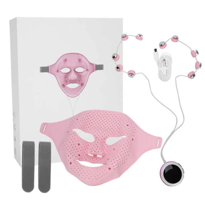 Silicone Facial Mask Electric V-shaped Face Lifting Slimming Face Massager