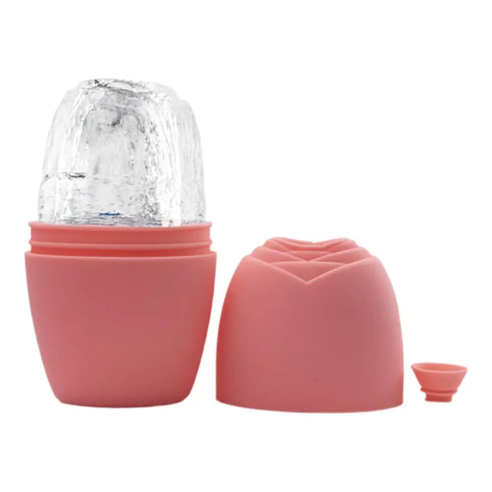 1pcs Ice Face Roller for Women, Solid Color Ball Silicone Contouring Massager for Skin Care by Paradise Divas
