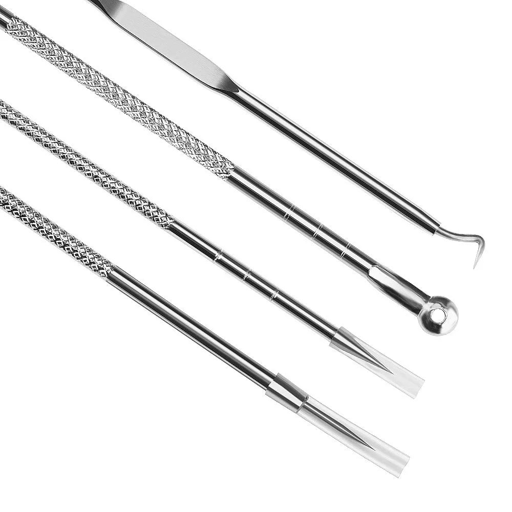 4pcs Acne Needle Set for Blackhead, Blemish, and Pimple Removal by Paradise Divas
