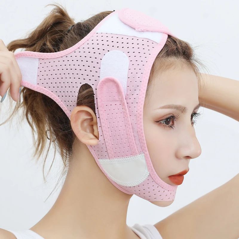 Double Chin Reducer and Face Slimming Strap for V-Shaped Mask Elimination by Paradise Divas
