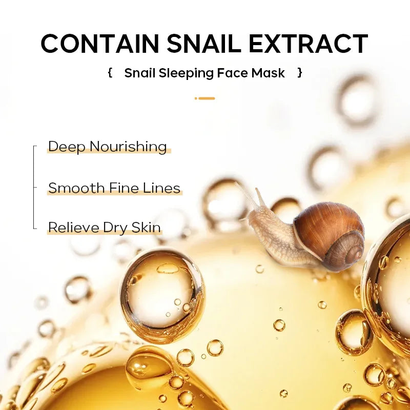 Sakura Seaweed Centella Snail Collagen Sleeping Mask