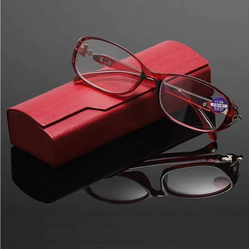 Women Fox Anti-Blue Reading Glasses