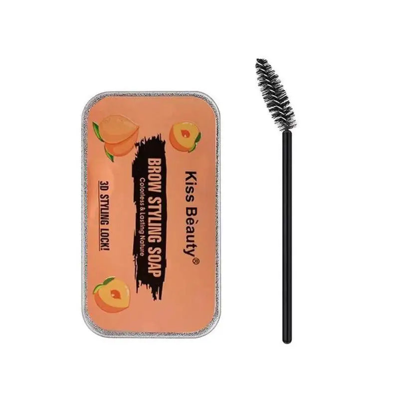 Paradise Divas transparent pomade eyebrow styling soap with brush
