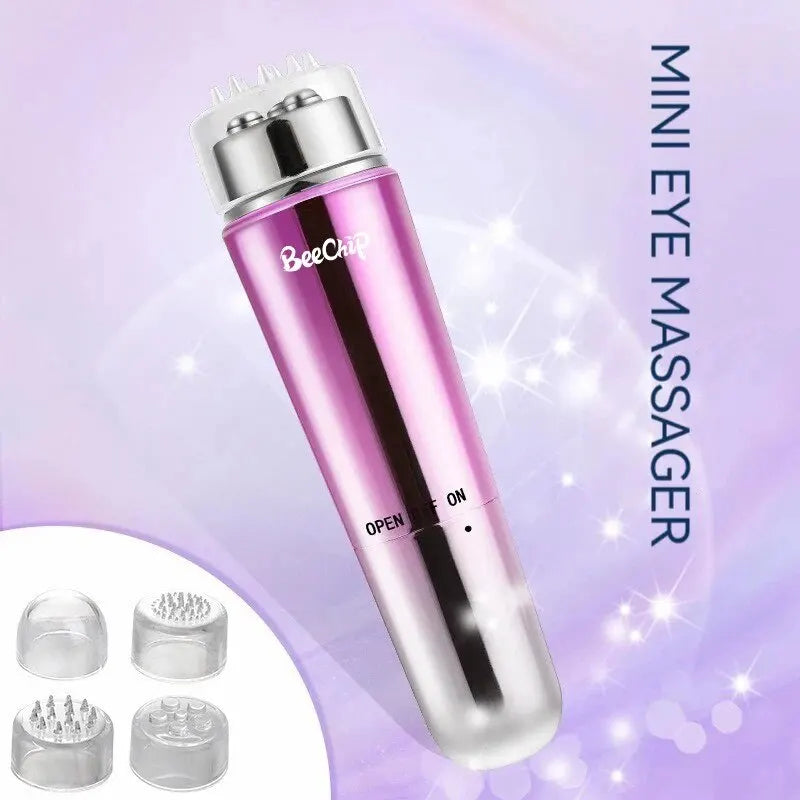 Paradise Divas vibrating massager pen to refresh and brighten the under-eye area
