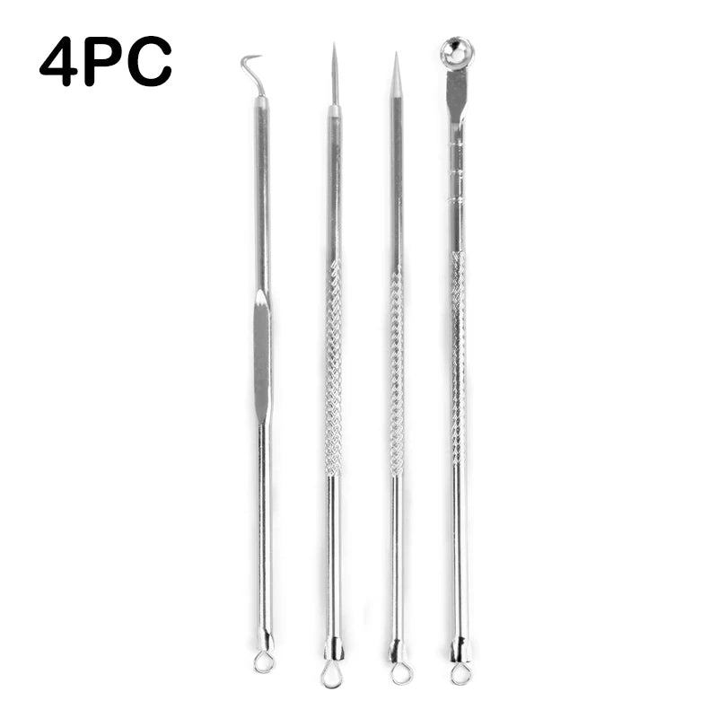 Paradise Divas 4pcs Acne Blackhead Removal Needles Set for Precision Skin Care 
