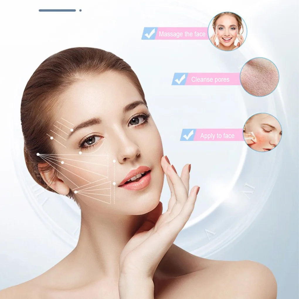 Silicone Ice Facial Roller Skin Care Beauty Lifting Contouring Tools