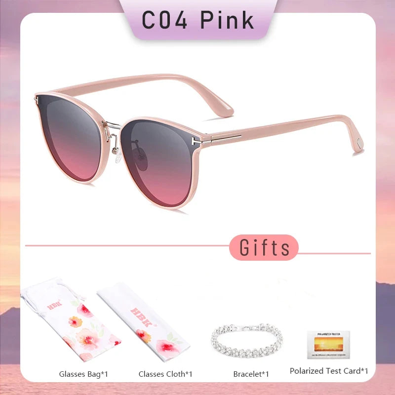 Paradise Divas' HBK women's polarized cat eye sunglasses for effective sun protection
