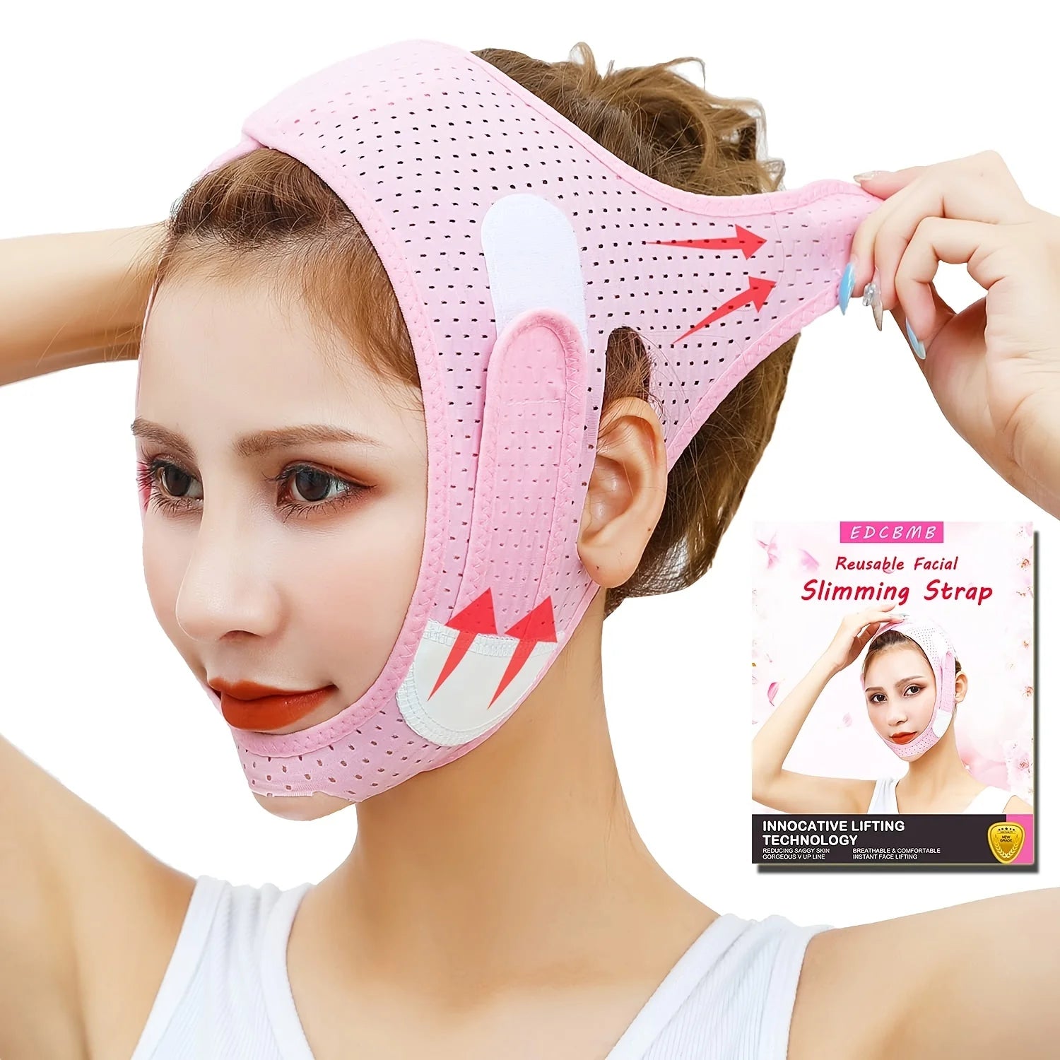 Double Chin Reducer and Face Slimming Strap for V-Shaped Mask Elimination by Paradise Divas
